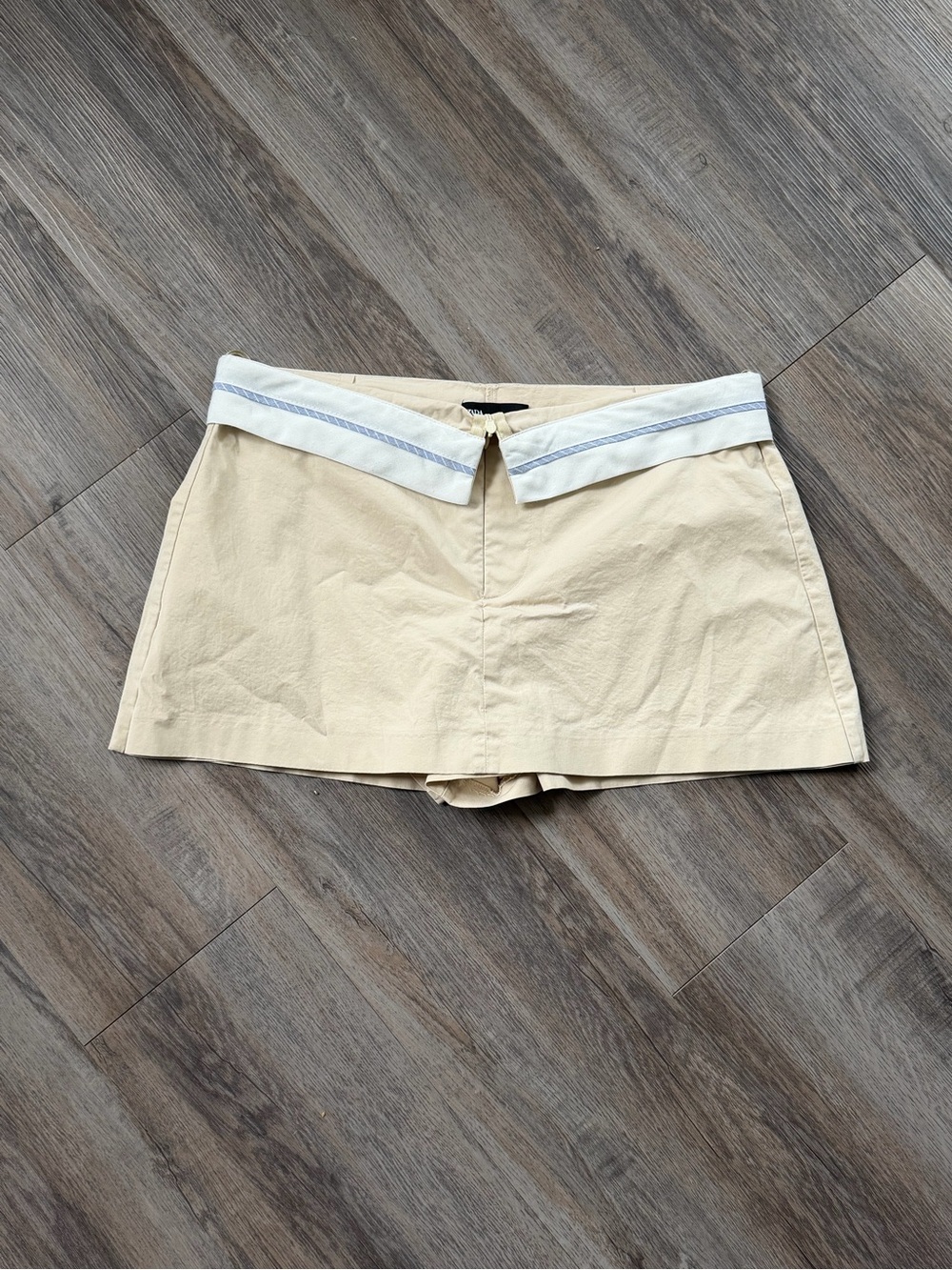 ZARA Khaki Mini Skort Women’s Size Large